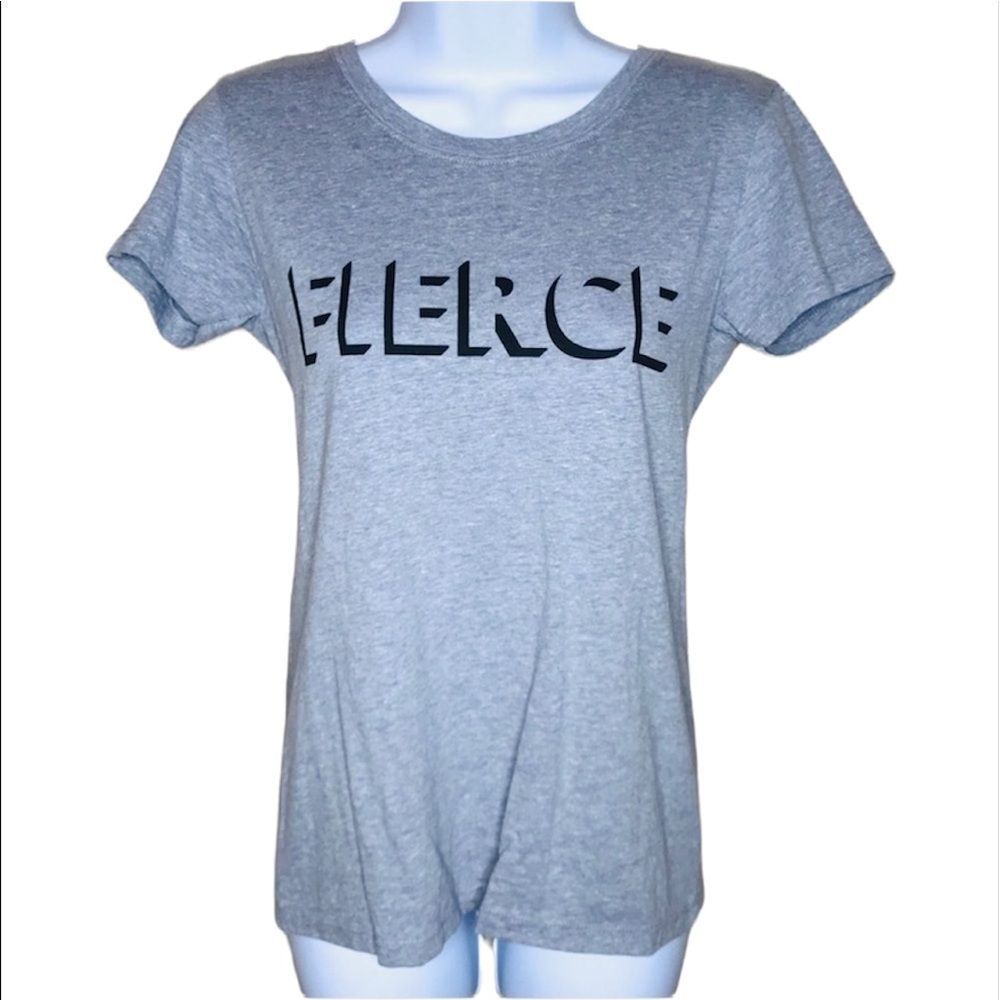 Muscle Box Fierce” Gray Short Sleeve Tee | M